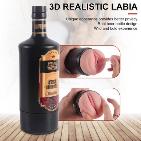 Xise Vagina Realistic Liquor Bottle Sq