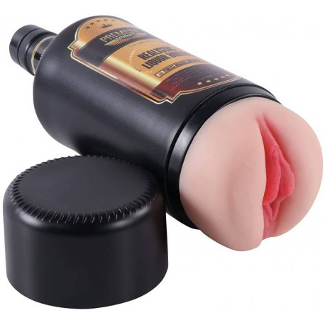 Мастурбатор вагина в бутылке Xise Vagina Realistic Liquor Bottle SQ