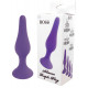 Анальная пробка Boss Silicone Purple Plug - Medium