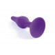 Анальная пробка Boss Silicone Purple Plug - Medium