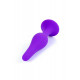 Анальная пробка Boss Silicone Purple Plug - Medium