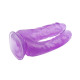 Двойной фаллоимитатор на присоске Chisa Hi-Rubber 6.3 Inch Dildo purple