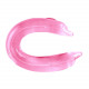 Двосторонній фалоімітатор Double Dolphin pink, BI-040002