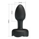 Анальная пробка с вибрацией и подсветкой Pretty Love Olman 4, BI-040184