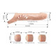 Насадка на пенис с фиксирующей петлей Pretty Love Rafael, BI-026270H