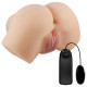 Мастурбатор вагина-анус с вибрацией Crazy Bull Hailey flesh, BM-009242Z