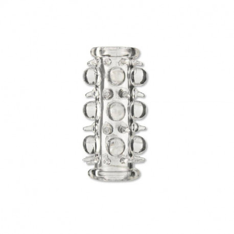 Открытая насадка на член Boss Stretchy Sleeve Clear, фото №1