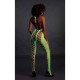 Бодістокінг - Ouch! Bodystocking with Halterneck Neon Green, XS/XL