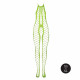 Бодістокінг - Ouch! Bodystocking with Halterneck Neon Green, XS/XL