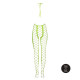 Бодістокінг - Ouch! Bodystocking with Halterneck Neon Green, XS/XL