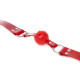 Кляп-шар с отверстиями Knebel-Ball Gag red - Fetish B - Series, 61-00034