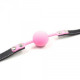 Шариковый кляп с замочком Toyz4Lovers Bal Gag + Block (rosa)