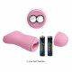 Электро-вибро зажимы для сосков Baile Romantic Wave light pink, BI-014648
