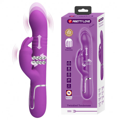 Вибратор с поступательным движением Pretty Love Coale purple, BW-500013-3, фото №1