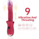Вібратор із телескопічним рухом Licking Puppy, 52-00111