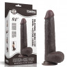 Фаллоимитатор с подвижной кожей 9.0 Sliding-Skin Dual Layer Dong Black, LV317013