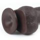 Фаллоимитатор с подвижной кожей 9.0 Sliding-Skin Dual Layer Dong Black, LV317013
