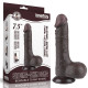 Фаллоимитатор с подвижной кожей 7.5 Sliding-Skin Dual Layer Dong Black, LV317404