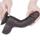 Фаллоимитатор с подвижной кожей 7.5 Sliding-Skin Dual Layer Dong Black, LV317404