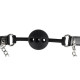 Кляп с зажимами для сосков EROSPACE Wild Play C15 mouth gag with nipple clamps