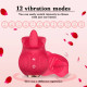 Стимулятор клітора з язичком Petal Bliss red, 26-00222