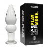 Анальный плаг из стекла EGZO Anal Plug EAP-G