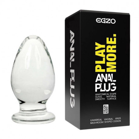 Анальная пробка из стекла EGZO Anal Plug EAP-C, фото №1 Анальная пробка из стекла EGZO Anal Plug EAP-C, фото №1