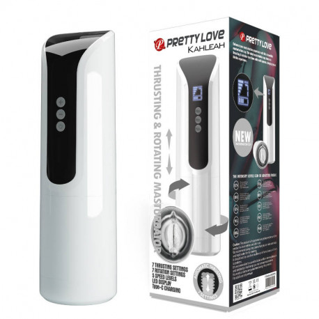 Мастурбатор с подвижным 3D-туннелем Pretty Love Kahleah, BM-00900T98, фото №1