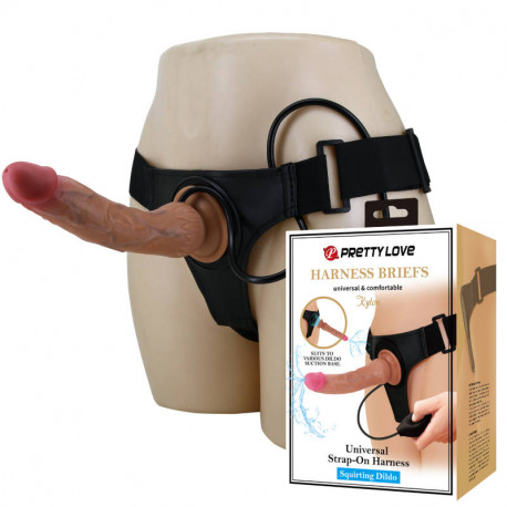 Жіночий страпон зі сквіртом Pretty Love Kyton, BW-022104P, фото №1