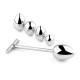 Анальная пробка со сменными втулками Jewellery Metal Anal Plug No.3