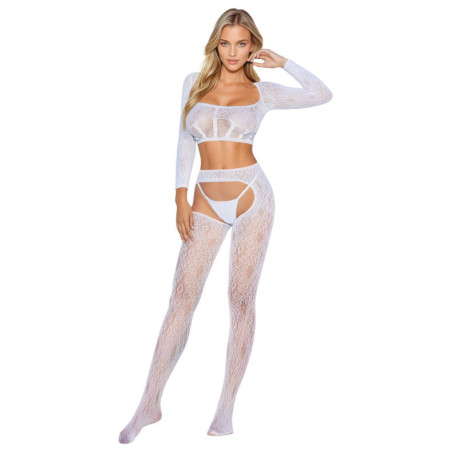 Бодистокинг SoftLine 2078 white S/L, фото №1