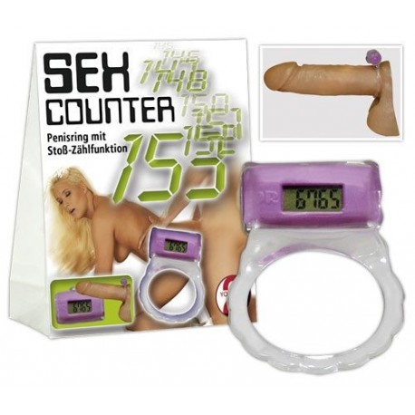 Эрекционное кольцо со счетчиком фрикций Sex Counter, фото №1
