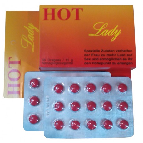 Возбуждающие таблетки Hot Lady, фото №1