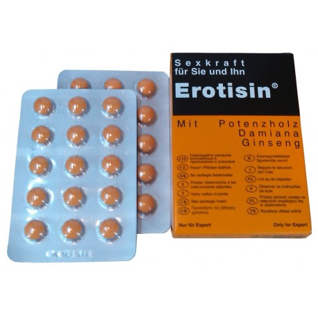 Возбуждающие таблетки Erotisin, фото №1