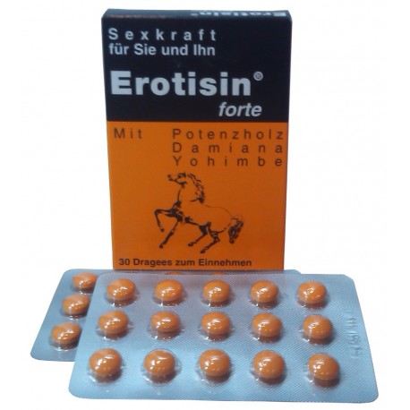 Возбуждающие таблетки Erotisin Forte, фото №1