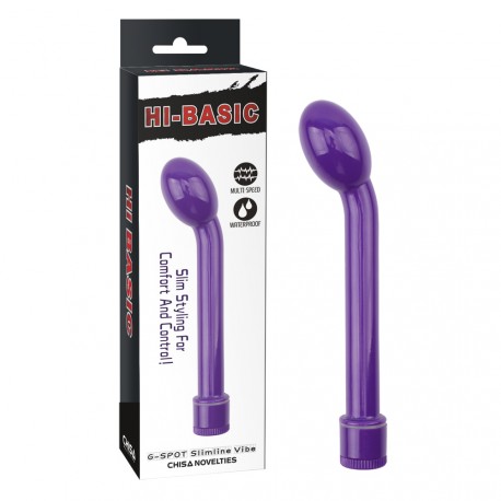 Вибратор для точки G Hi Basic G Vibes purple stimulator, фото №1