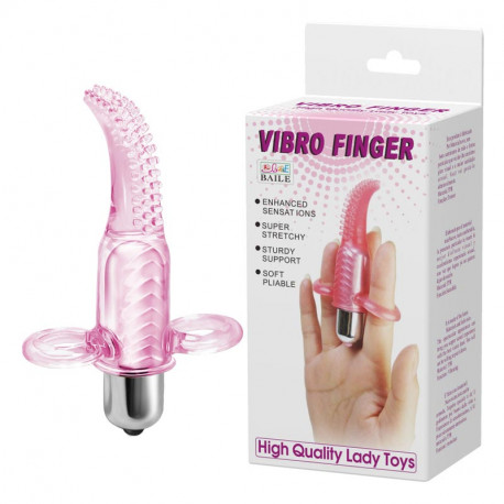 Вибратор-насадка на пальцы Vibro Finger для клиторальной стимуляции, фото №1