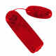 Недорогое виброяйцо с пультом на проводе Vibratting Bullet in red