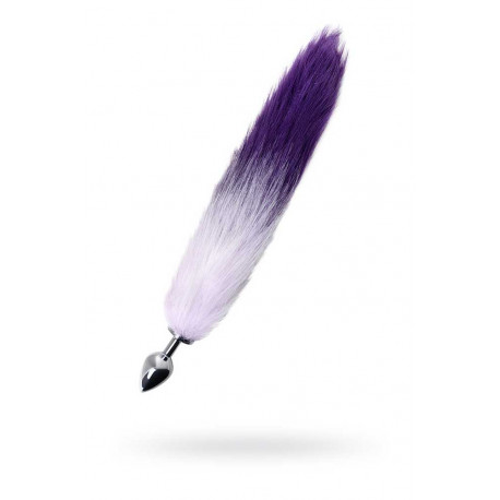Металочерепиця з біло-фіолетовим хвостом, розміром М, фото №1
