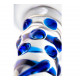 Стеклянный фаллоимитатор с уникальным рельефом SEXUS Glass, 18 см