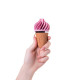 Вібратор у вигляді морозива Satisfyer layons Sweet Temptation, прядильник, рожевий