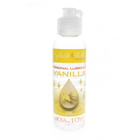 Лубрикант с ароматом ванили Vanilla Splash & Slide 100 ml, фото №1