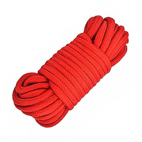 Веревка для бондажа Passion Labs Bondage Rope red 10 m, фото №1