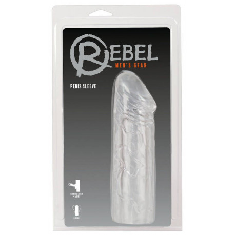 Мега удлиняющая насадка на пенис Rebel Mens Gear penis sleeve, фото №1