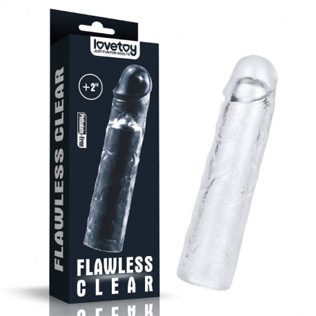 Удлиняющая насадка на член Flawless Clear Penis Sleeve Add 2, фото №1