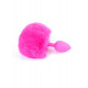 Анальная пробка с хвостом Exclusivity Silicon PLUG Bunny Tail - Pink