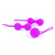 Набор вагинальных шариков Silicone Kegel Balls set purple