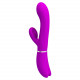 Вибратор с массажером клитора Pretty Love Clitoris Vibrator, BI-014938