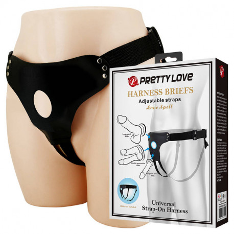 Трусики для страпону Pretty Love Harness Briefs Love Spell, BW-022097, фото №1